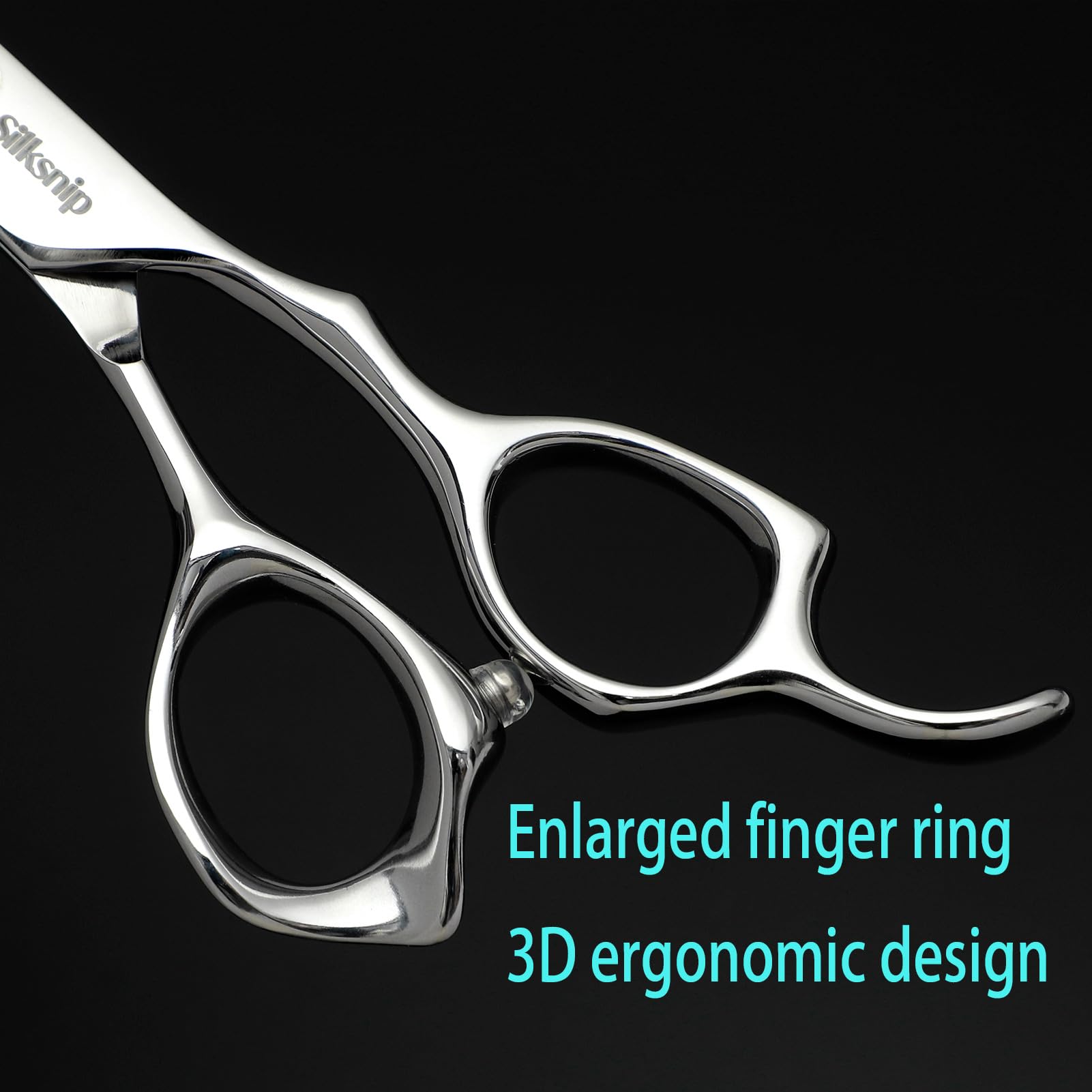 Premium hairdressing scissor set neatly organized inside a protective leather pouch