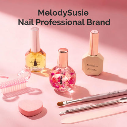 Hydrating rose cuticle oil for stronger healthier nails.