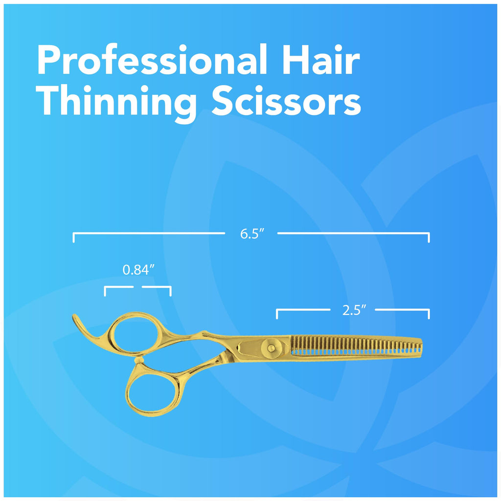 Equinox International Japanese stainless steel thinning shears showing detailed texturizing teeth