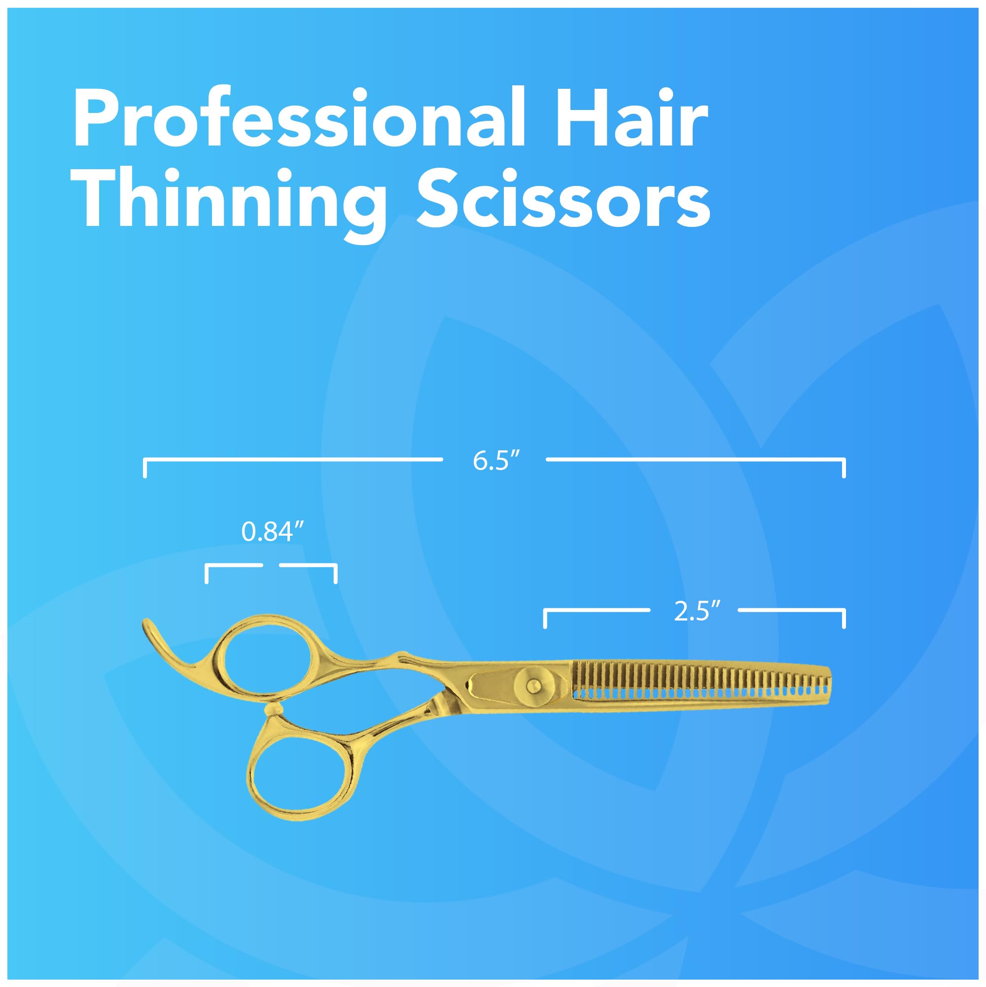 Equinox International Japanese stainless steel thinning shears showing detailed texturizing teeth