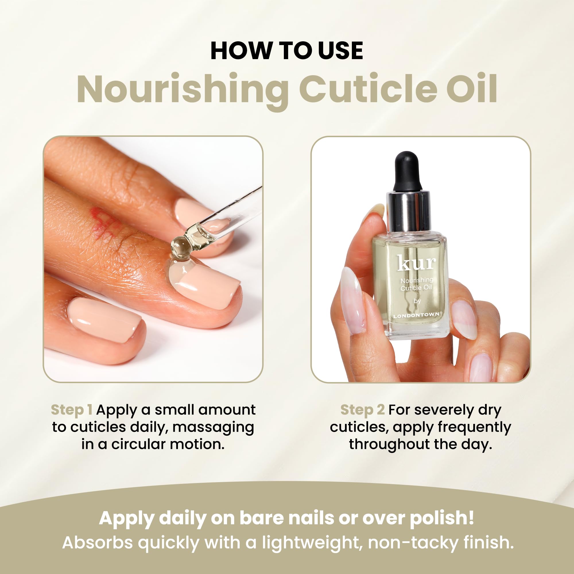 Authentic Londontown USA imported nail care bottle