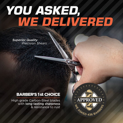 Fagaci 6 inch styling scissors packaged safely for international shipping