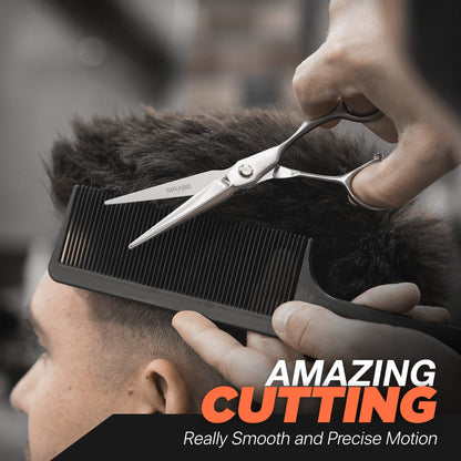Sirabe professional hair cutting tool being calibrated with the precision bearing adjuster.