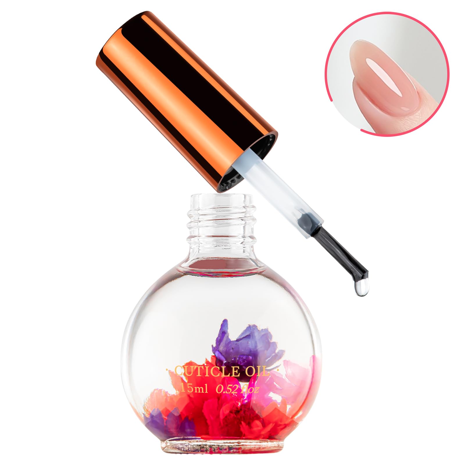 Jiasheng cuticle oil set against a beauty care background