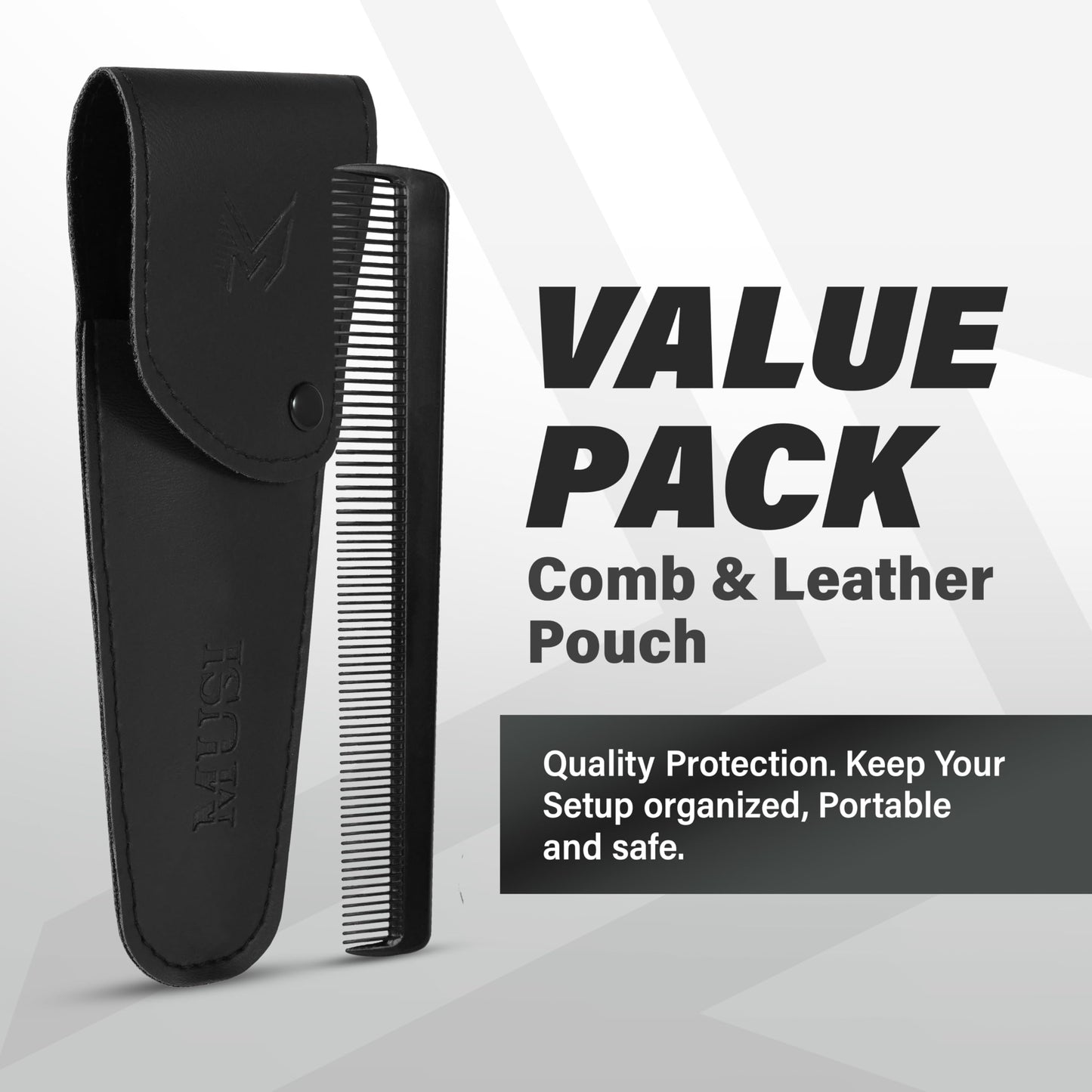 Side view of the lightweight 65 gram MUSI matte black salon shears for hair cutting.