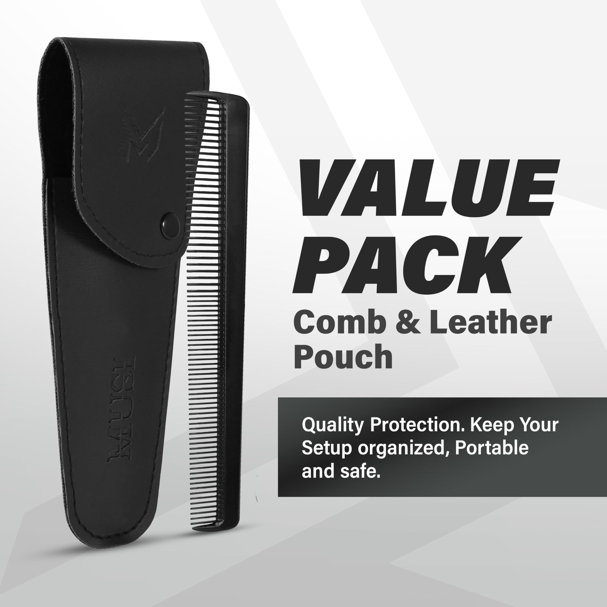 Side view of the lightweight 65 gram MUSI matte black salon shears for hair cutting.