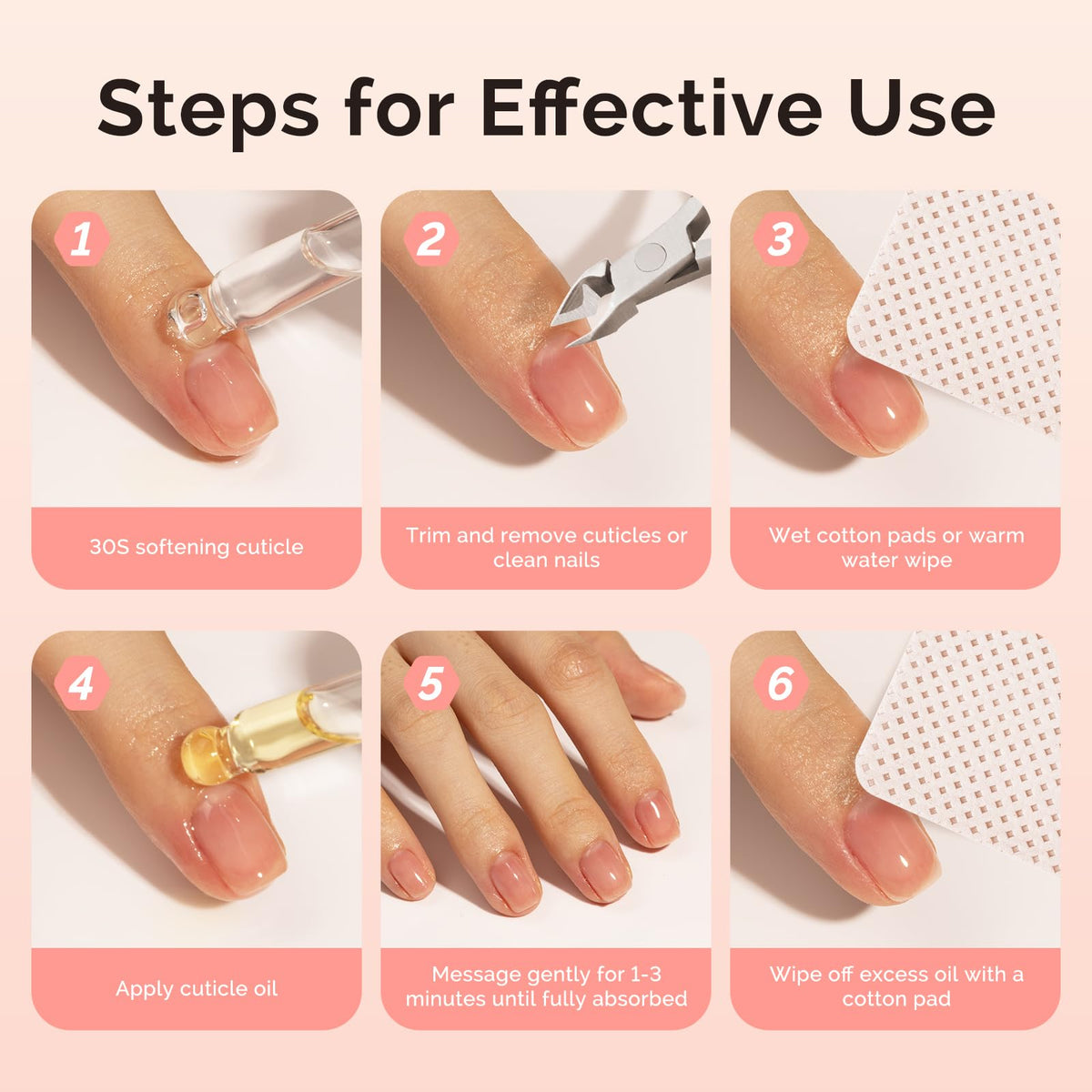 Cuticle care kit displayed for professional salon use