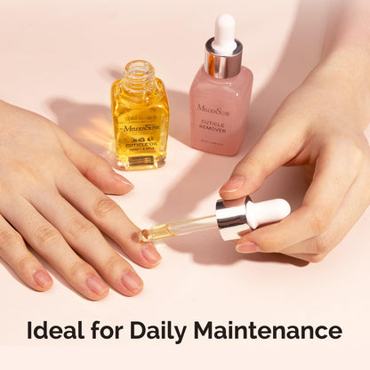 Healthy hydrated cuticles after using MelodySusie care kit