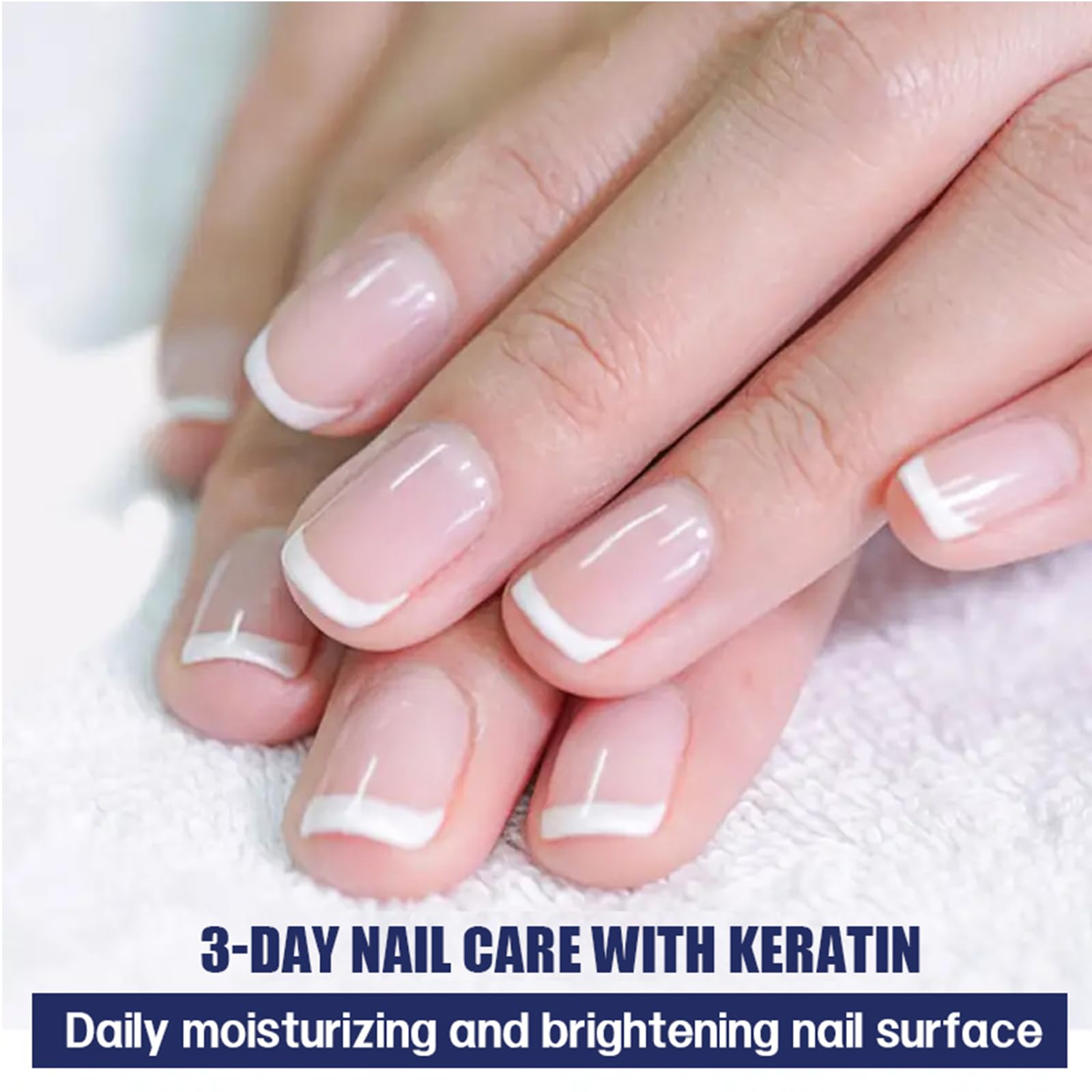 Authentic keratin nail care treatment set of three bottles