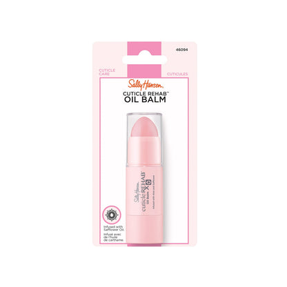 Application of Sally Hansen cuticle oil balm on hand