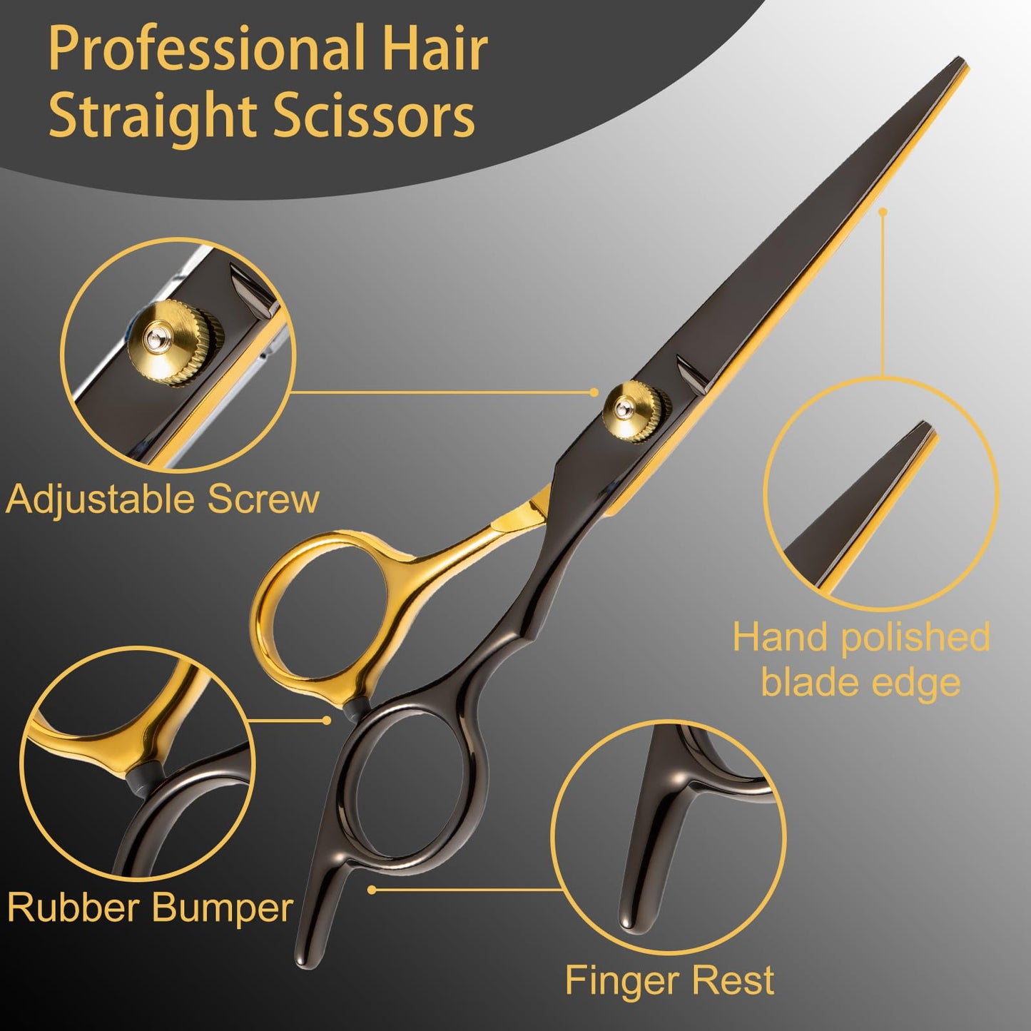 Lengnoyp 15 piece haircut kit components including combs clips and barber cape laid flat