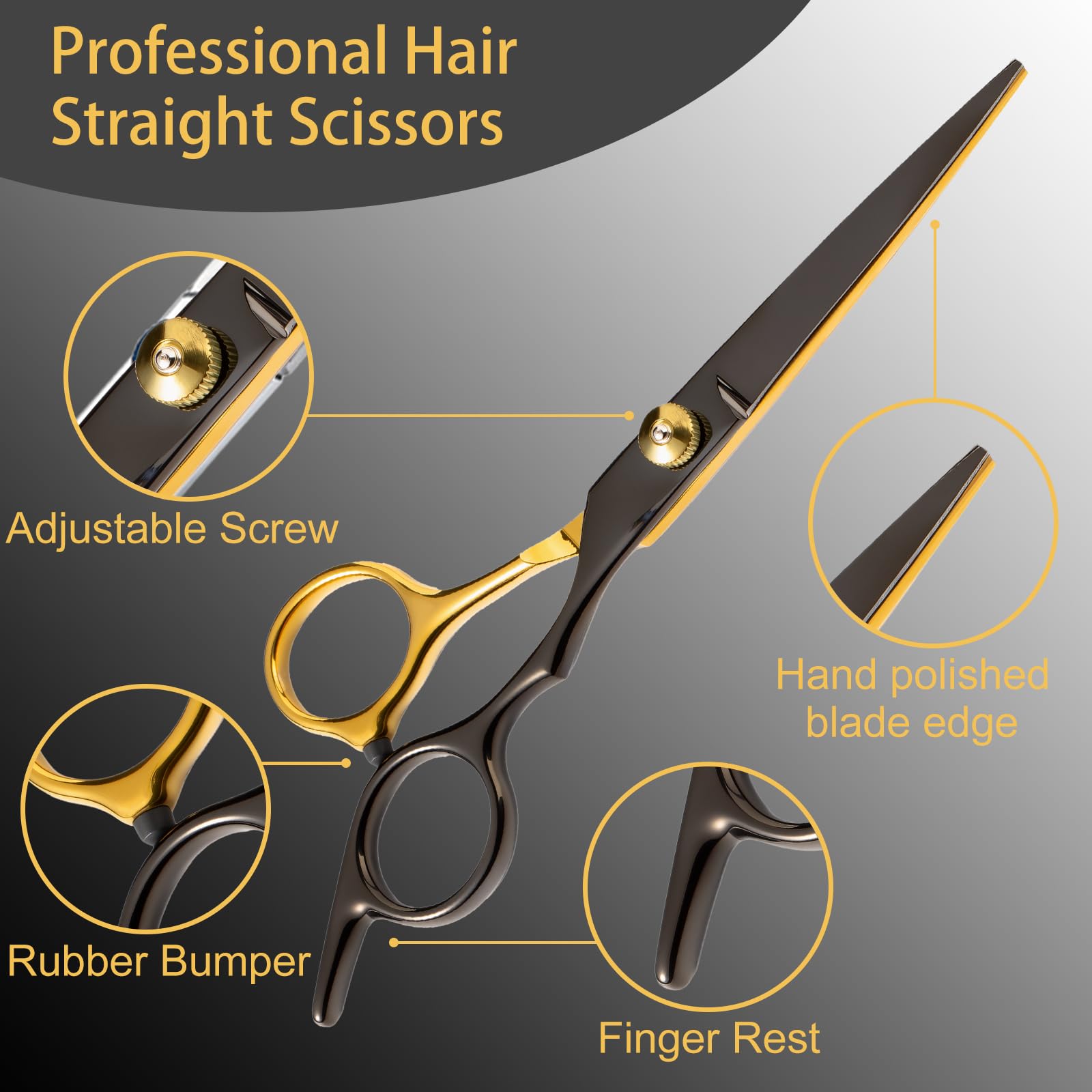 Lengnoyp 15 piece haircut kit components including combs clips and barber cape laid flat