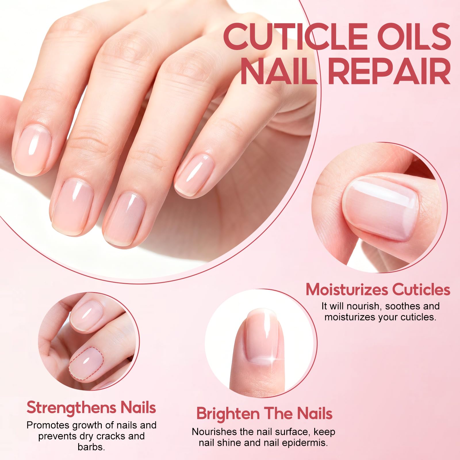 Peacecolor cuticle oil pens being applied to nails