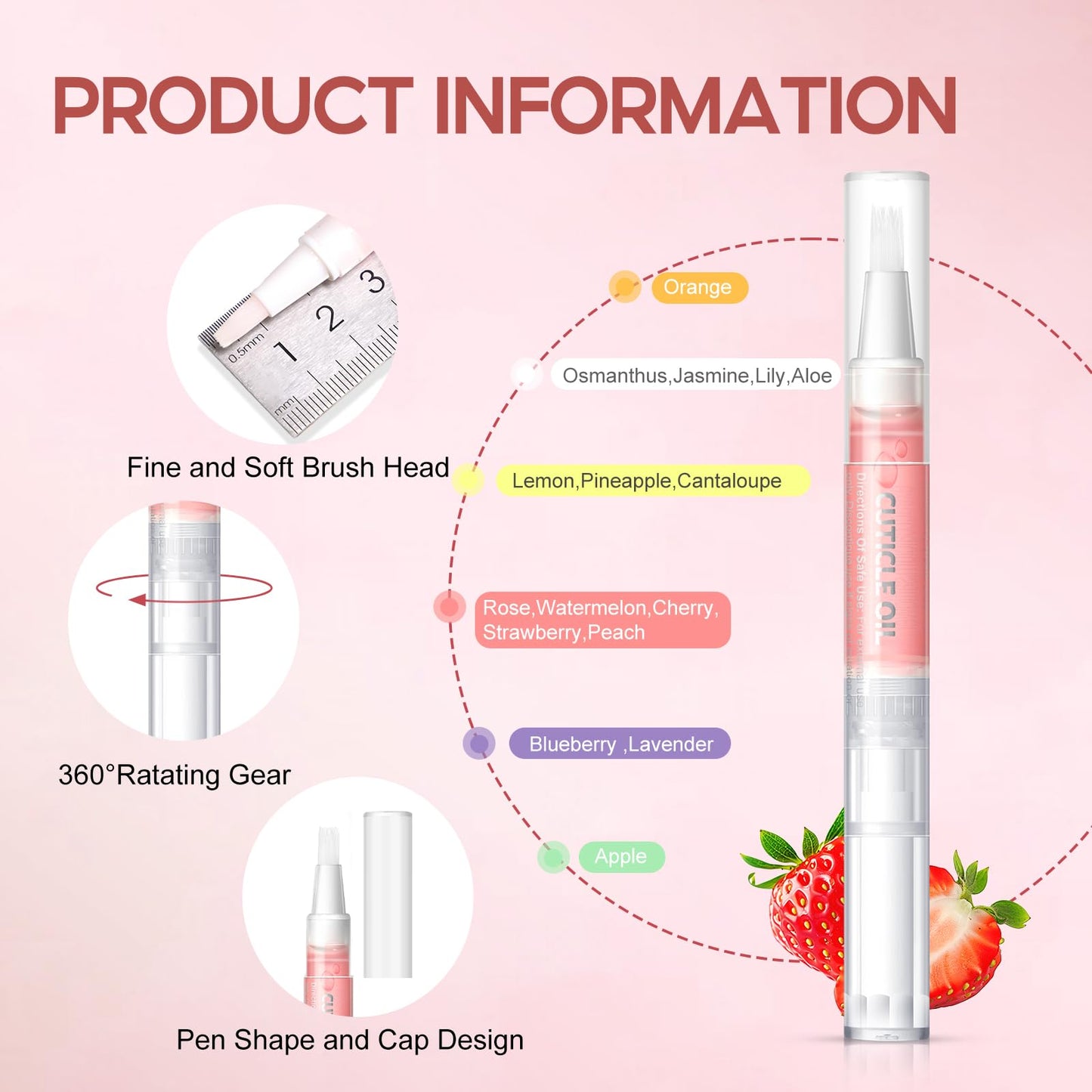 Top down view of 16 piece nail care kit