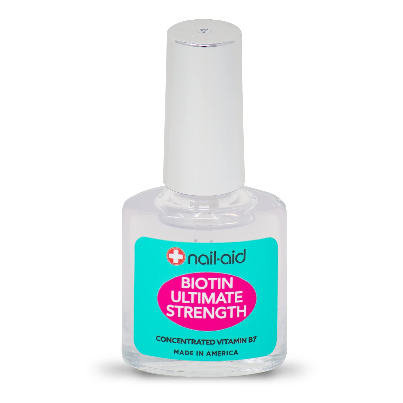 Clear biotin nail treatment for weak nails