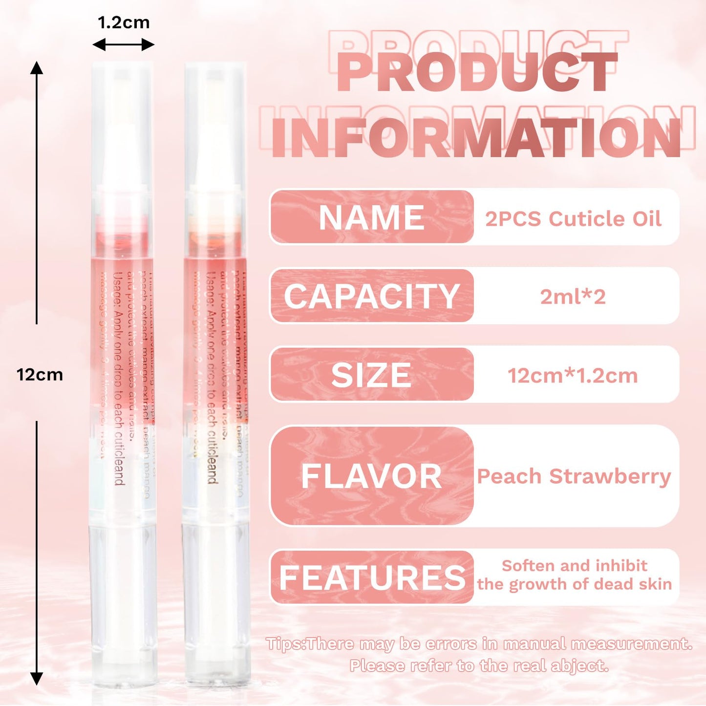 Meschett cuticle revitalizer oil pen soft brush tip
