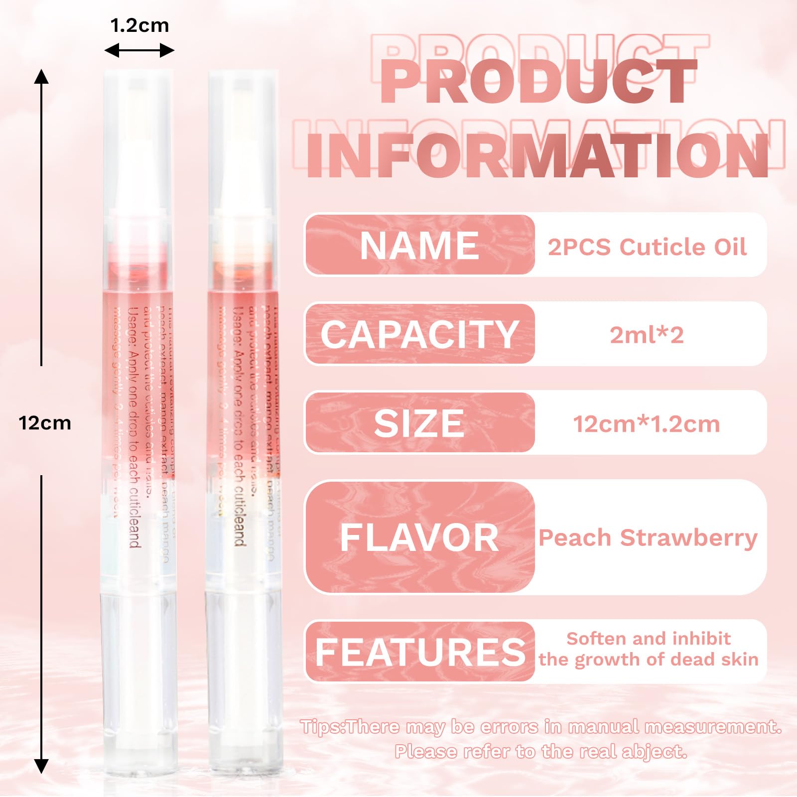 Meschett cuticle revitalizer oil pen soft brush tip