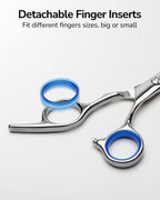 ULG salon thinning shears designed for right handed hair cutting