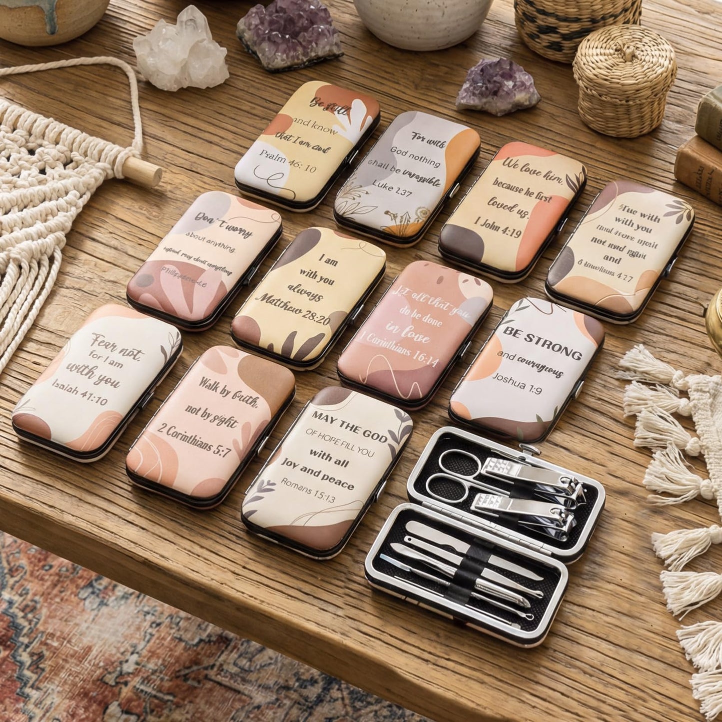 Professional nail care tools from Lanties scripture kit