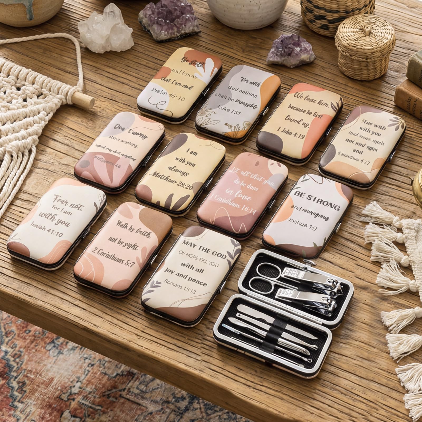 Professional nail care tools from Lanties scripture kit