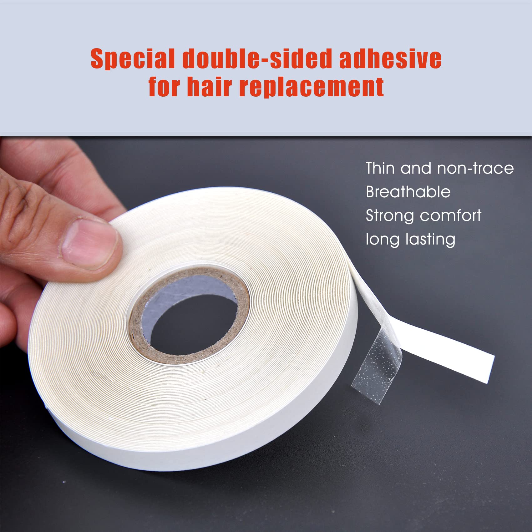 Coloryoung twelve yards waterproof hair extension replacement tape roll