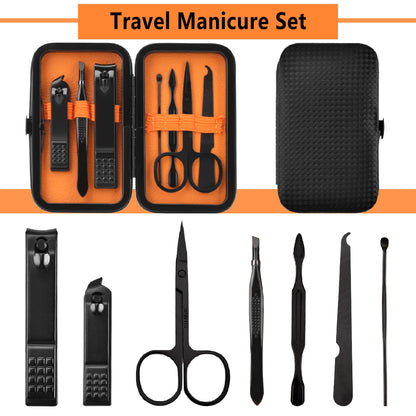 Portable grooming kit for men and women closed case