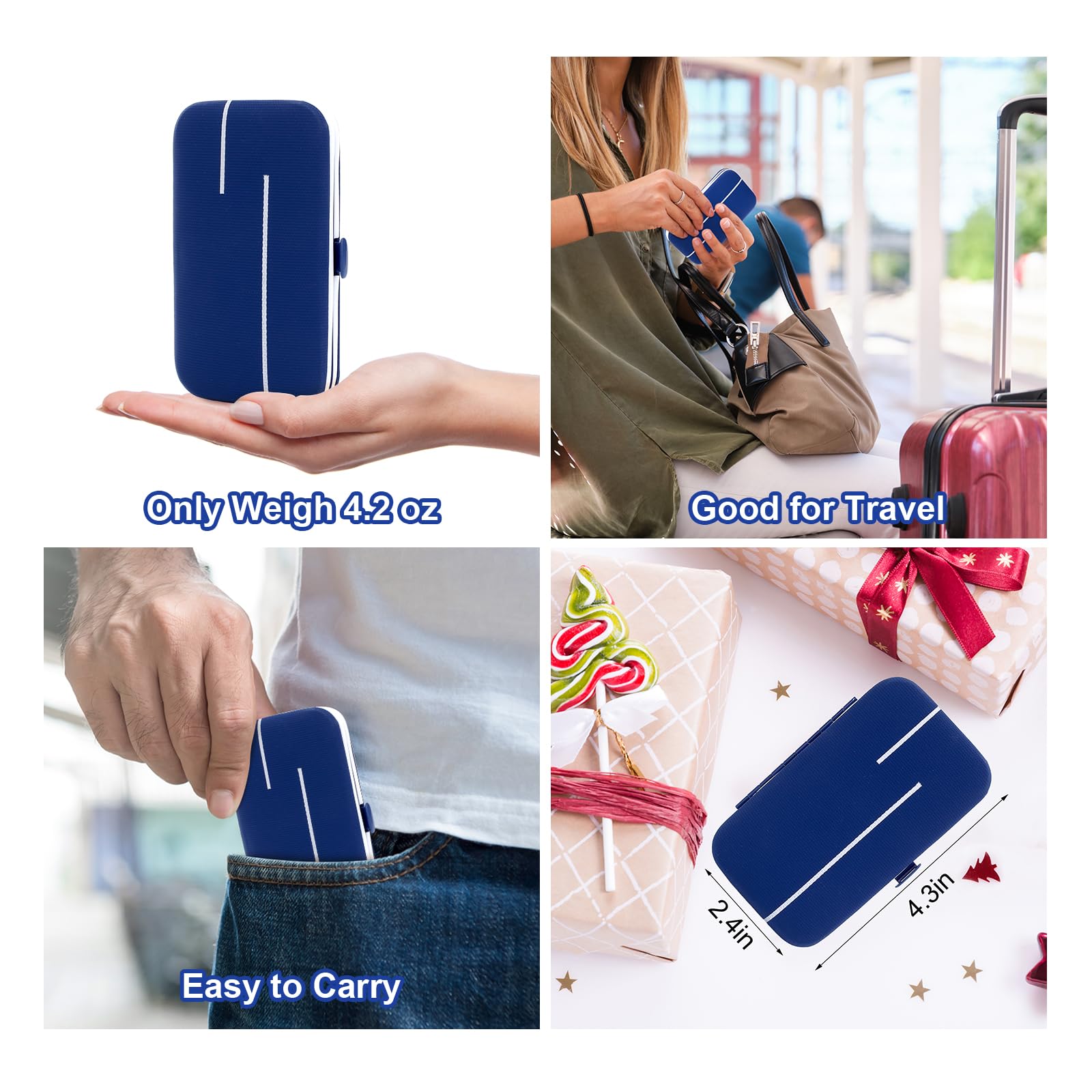 Compact portable manicure set for travel