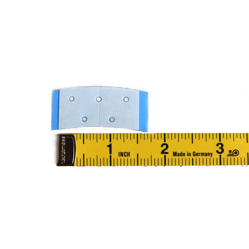 AIRAO hair system bonding tape strips showing clear double sided adhesive texture