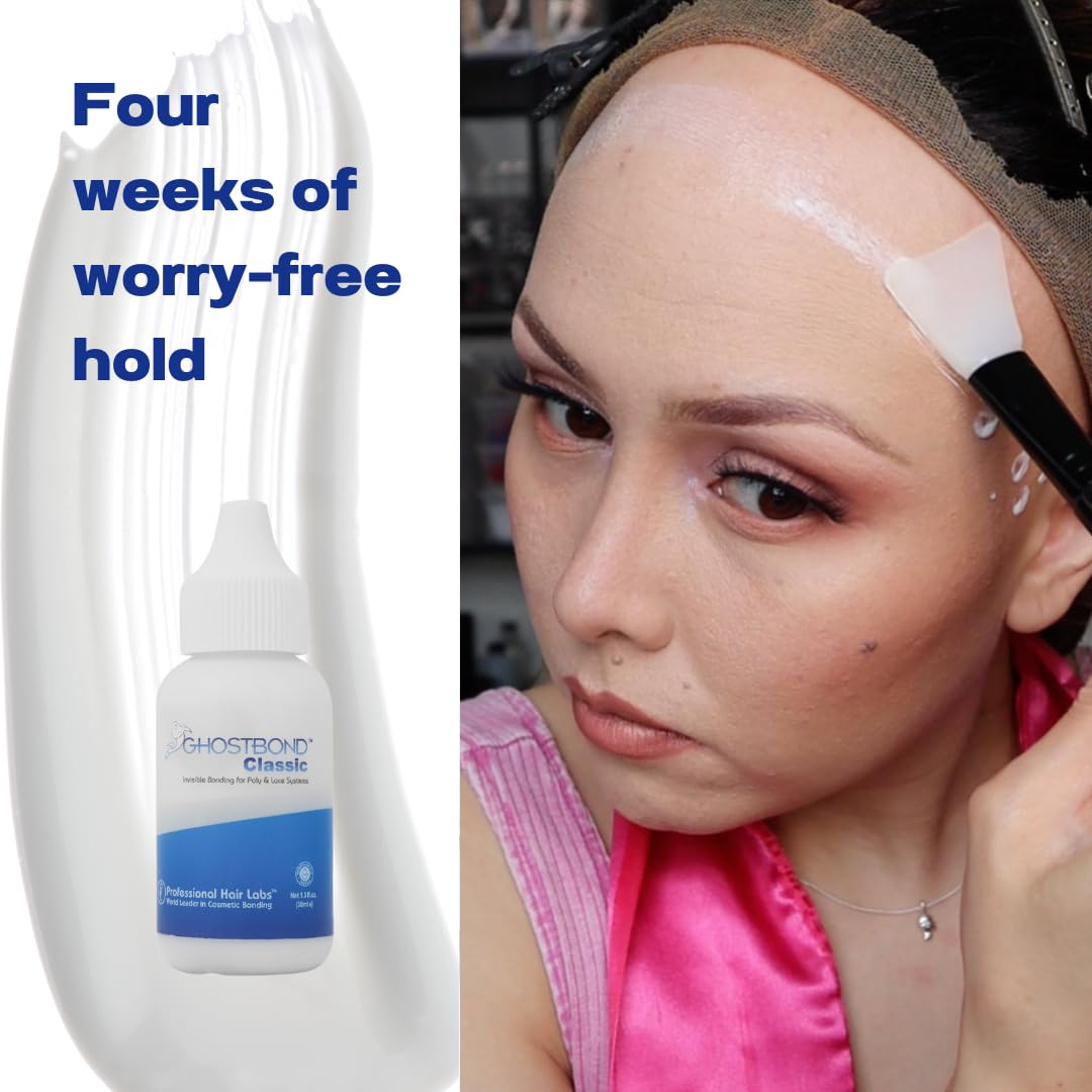 Non toxic professional hair labs wig bonding glue packaging for secure hold.