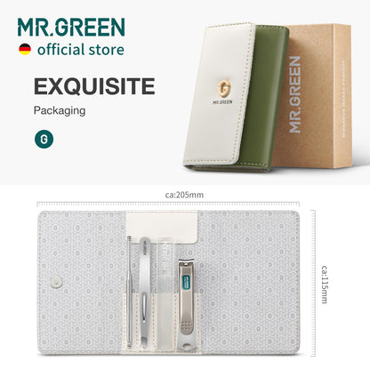 Mr. Green nail care tool collection in fashion case