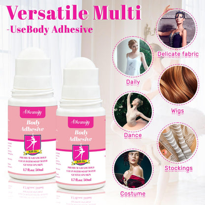 Instructions demonstration for Warmify clothing adhesive