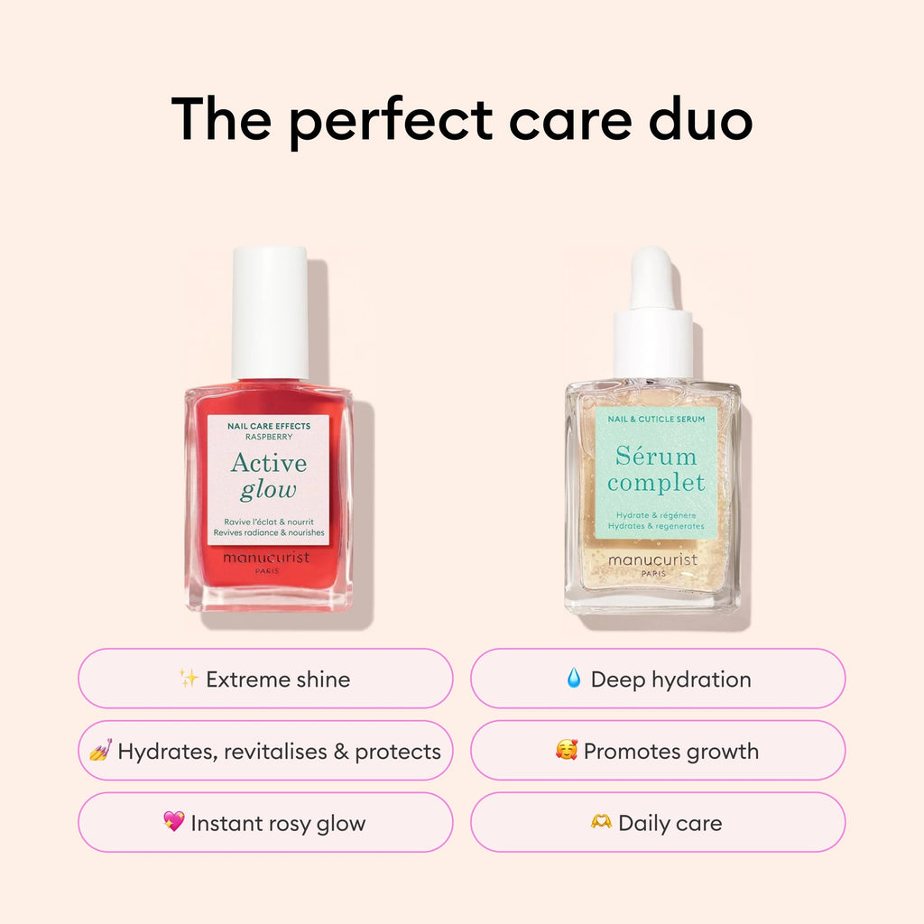 Manucurist vegan nail care kit packaging and accessories
