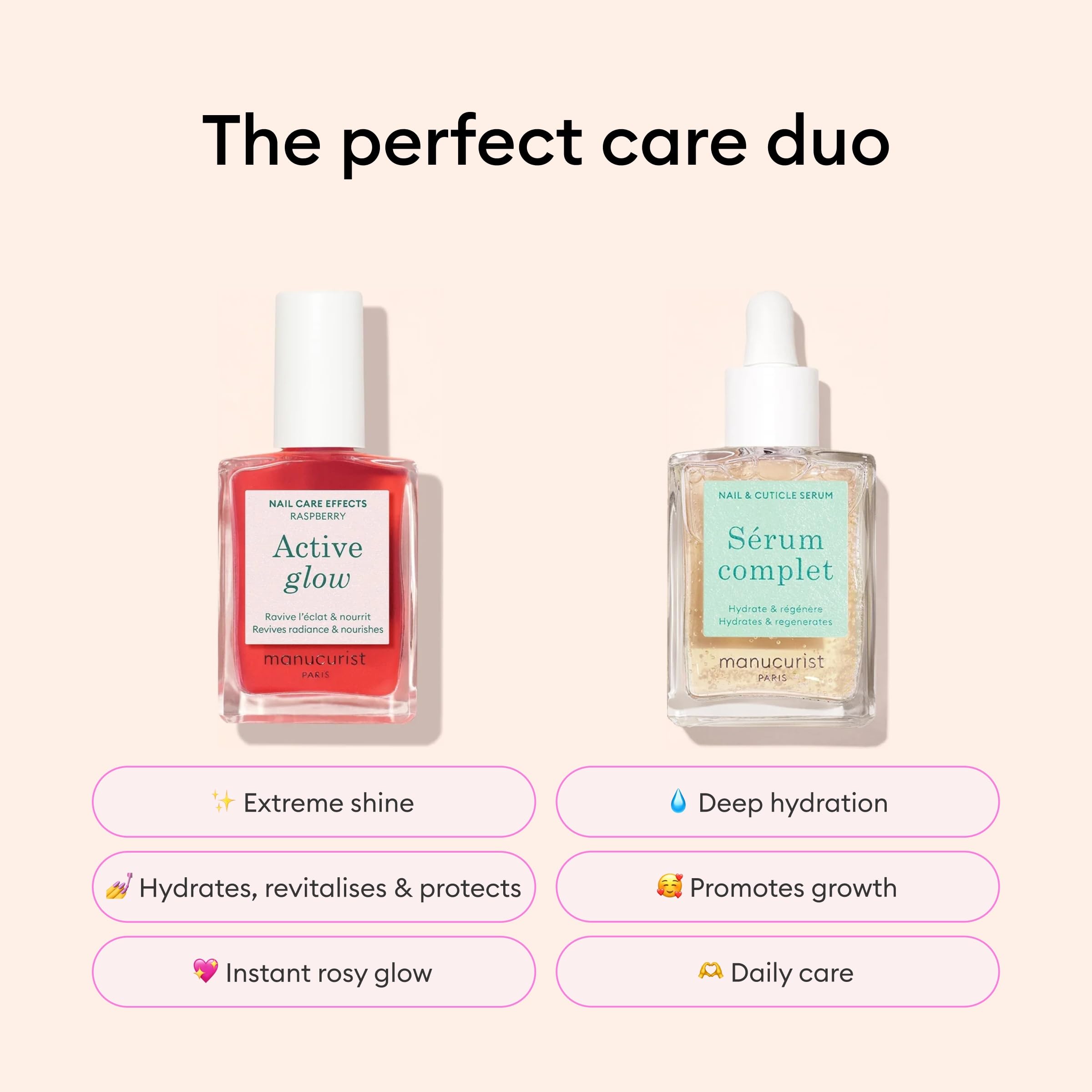 Manucurist vegan nail care kit packaging and accessories
