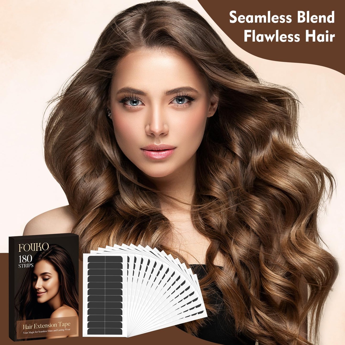 Fovko premium strong adhesive tape for wigs and extensions