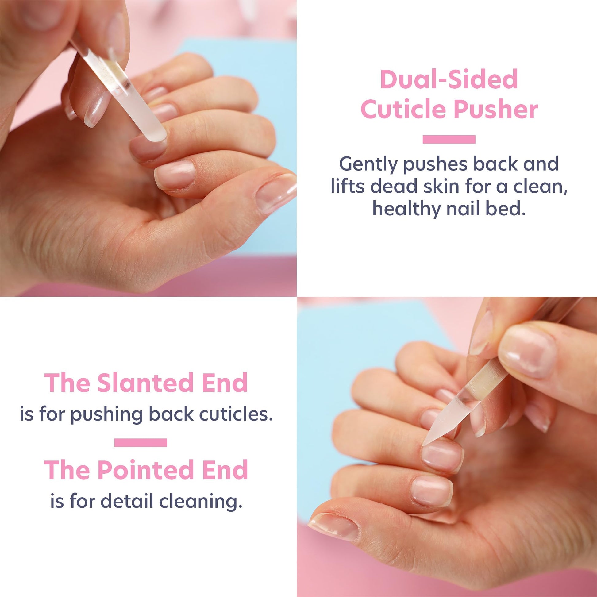 Professional pedicure glass file for smooth heels