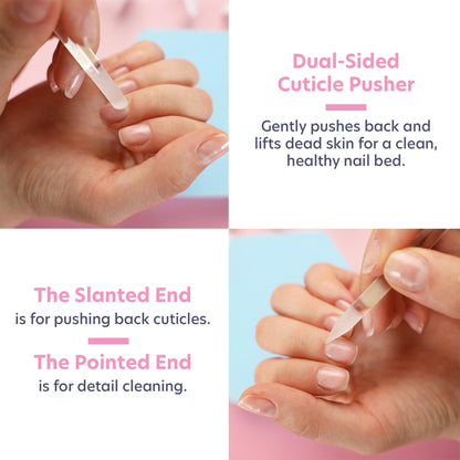 Professional pedicure glass file for smooth heels
