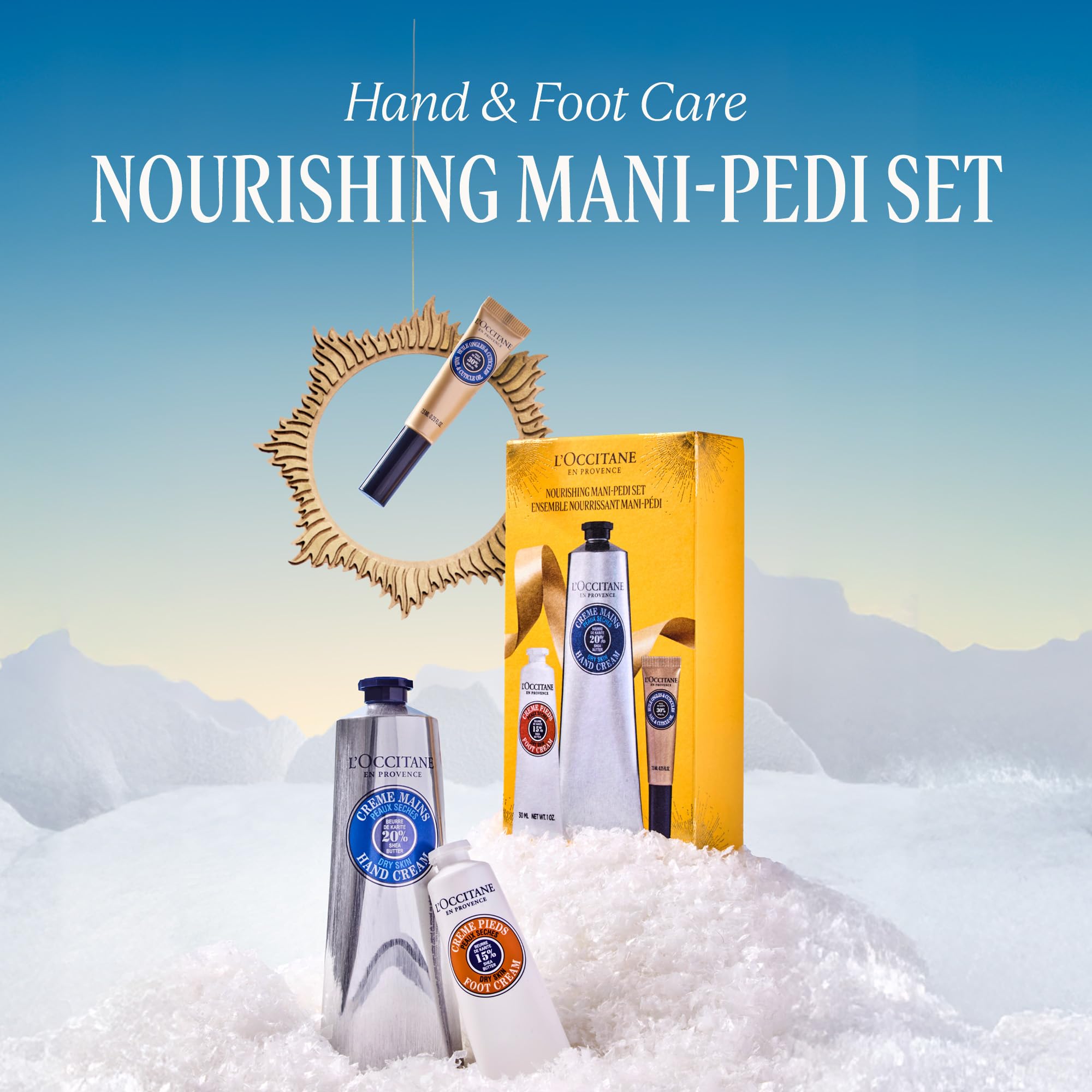 Loccitane shea butter nail and cuticle oil tube