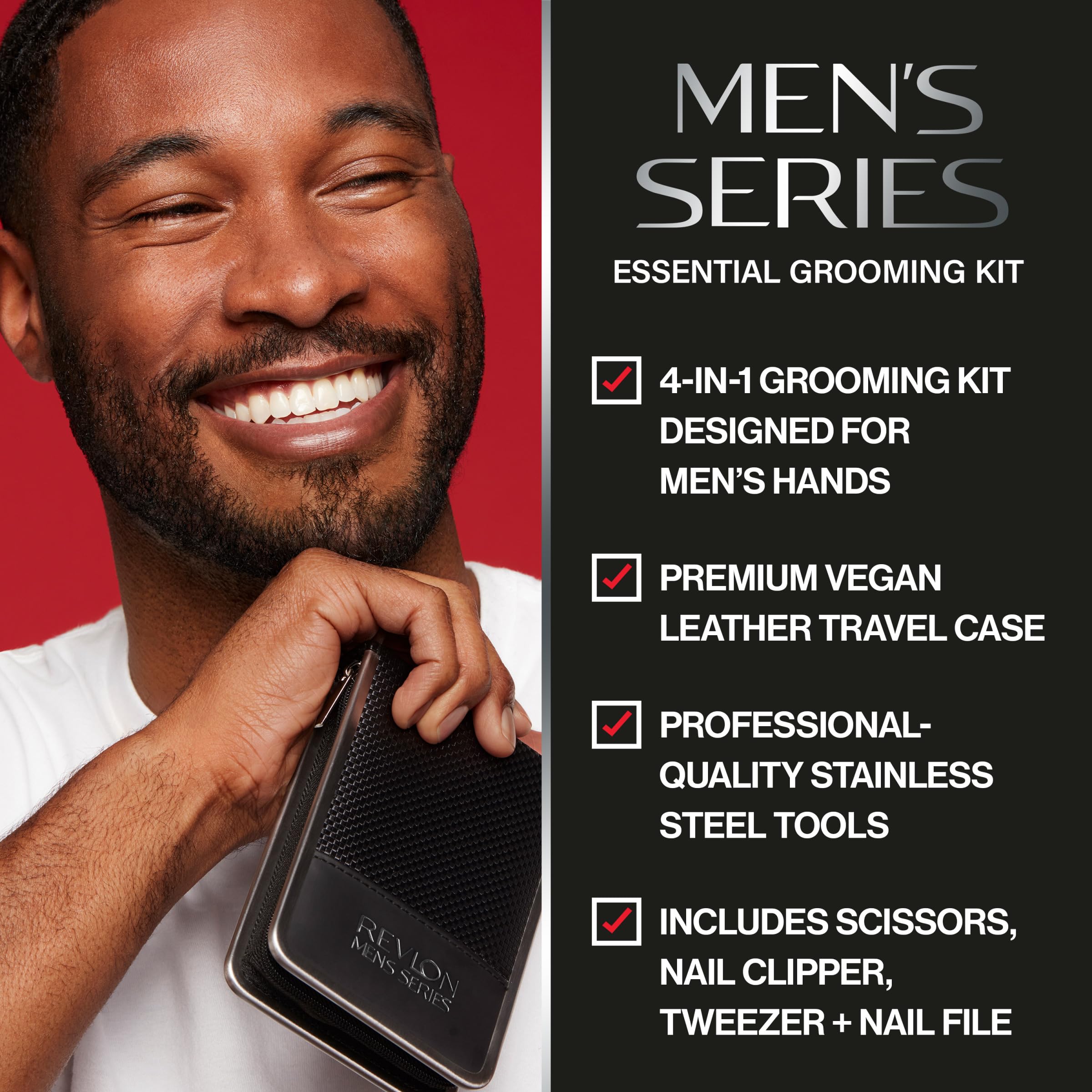Revlon stainless steel nail clippers and tools set