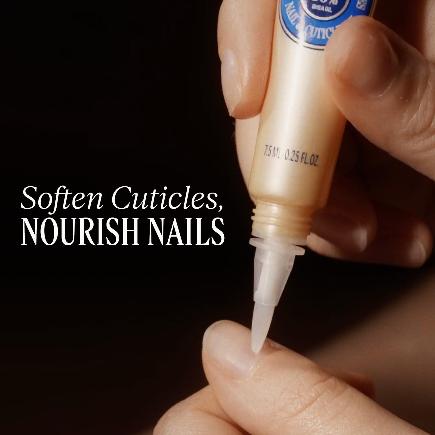 Application of Loccitane shea butter hand cream on skin