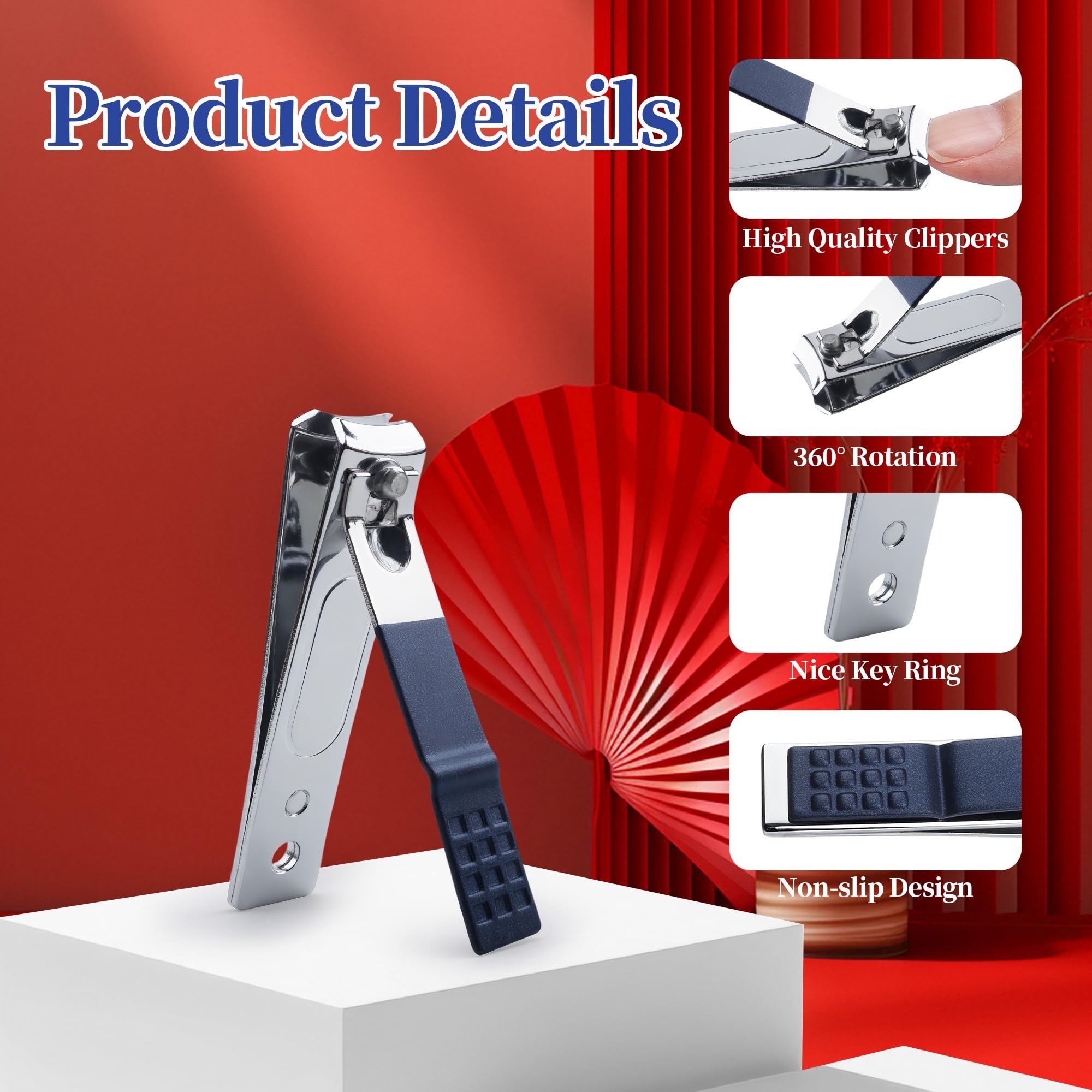 Close up of BeautÃ© Secrets stainless steel grooming tools