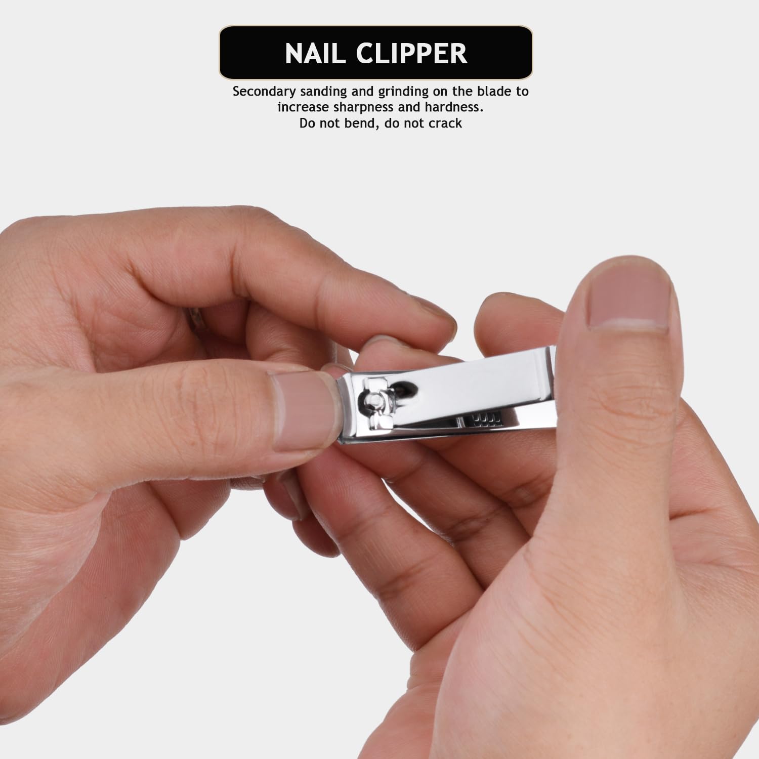 Close up of Hantekas professional nail clippers