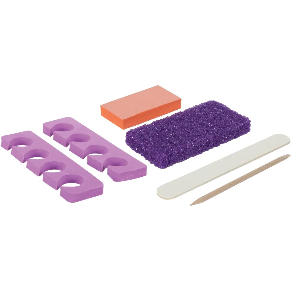 ForPro Professional Collection pedicure set contents on display
