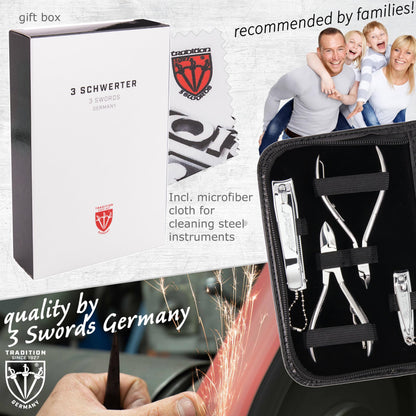 3 Swords Germany nail care kit inside gift box