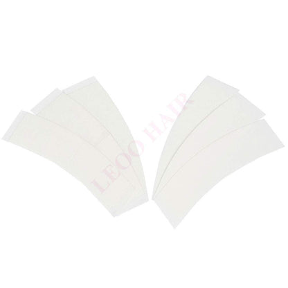 Close up of maximum wear flexible urethane hair system replacement tape