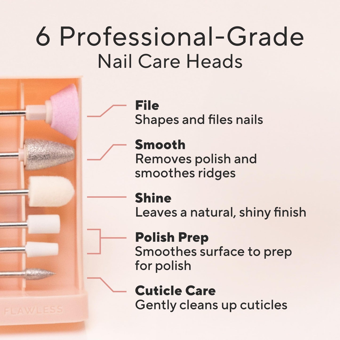 Detail of manicure tool speed and rotation controls