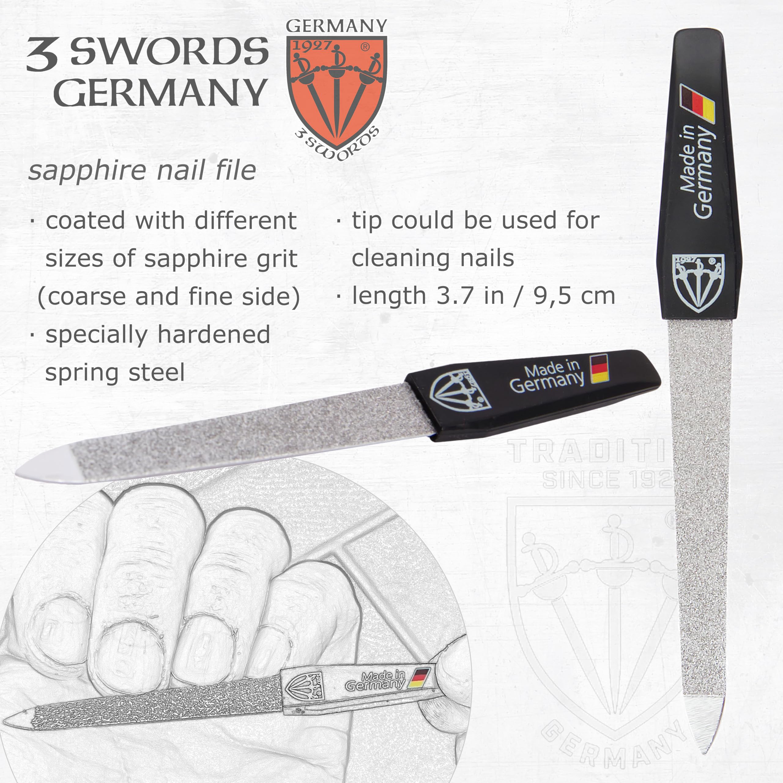 3 Swords Germany manicure set in elegant gift box