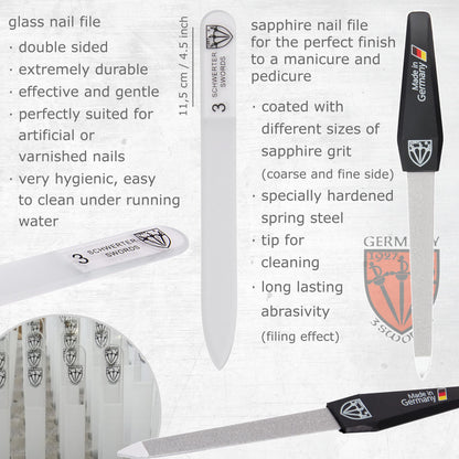Open view of 8 piece grooming kit showing all professional steel tools
