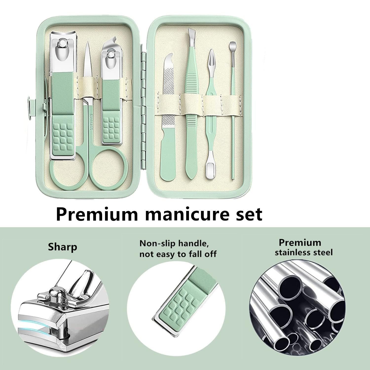 Professional nail clipper and pedicure set for travel