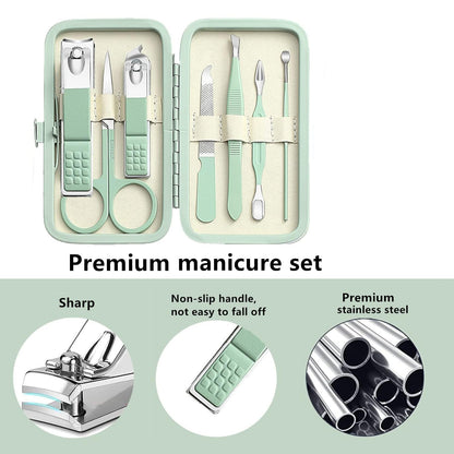Professional nail clipper and pedicure set for travel