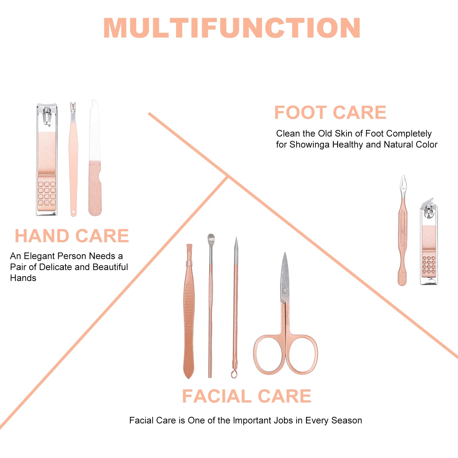 Aullua professional grooming kit open view